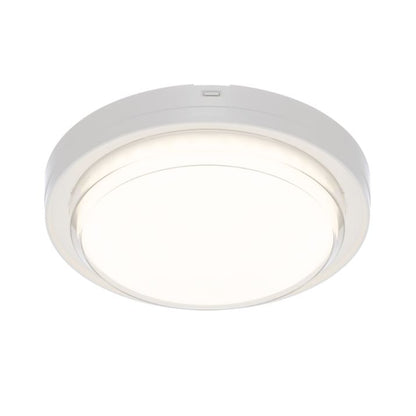 VIGGO Exterior Round Bunker LED Light - White