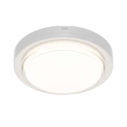VIGGO Exterior Round Bunker LED Light - White