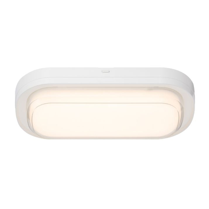 VIGGO Exterior Rectangular Bunker LED Light - White
