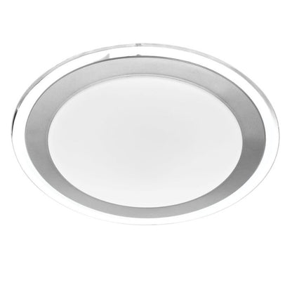ASTRID 43CM 30W LED Oyster Dimmable Ceiling Light - Silver