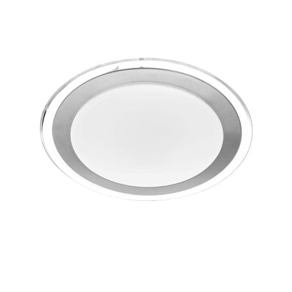 ASTRID 33CM 18W LED Oyster Dimmable Ceiling Light - Silver