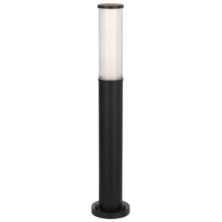 GEVET 80CM Exterior LED Bollard Light - Black