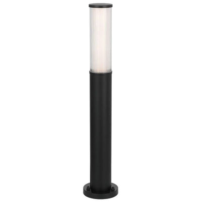 GEVET 80CM Exterior LED Bollard Light - Black