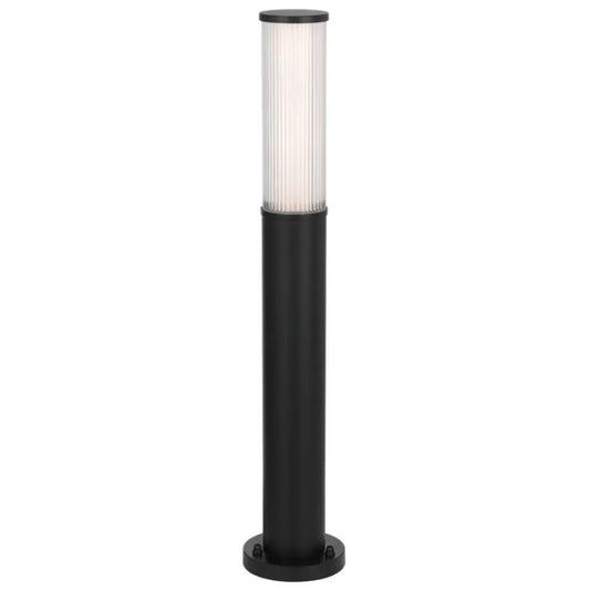 GEVET 80CM Exterior LED Bollard Light - Black
