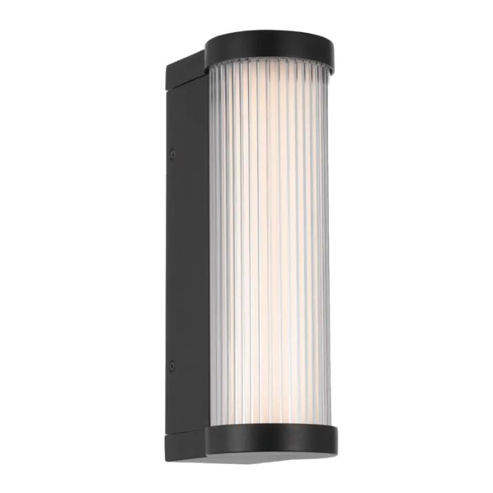 GEVET 30CM Exterior Wall Light - Black