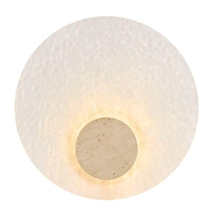 FIORA Exterior Wall Light - Beige/Frost