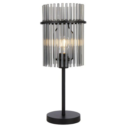 QUILO Table Lamp – Black/Smoke
