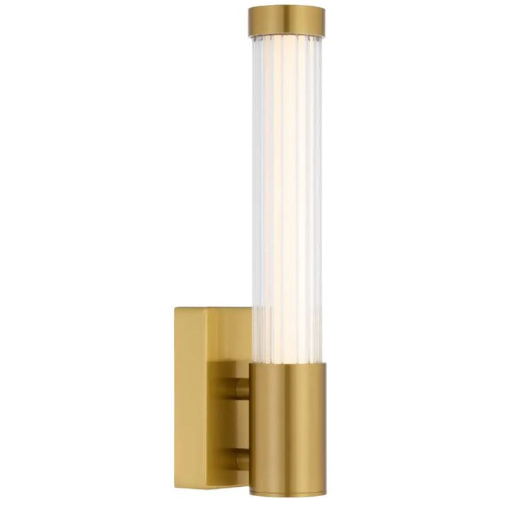 BREMEN Single LED Vanity Wall Light - Antique Gold