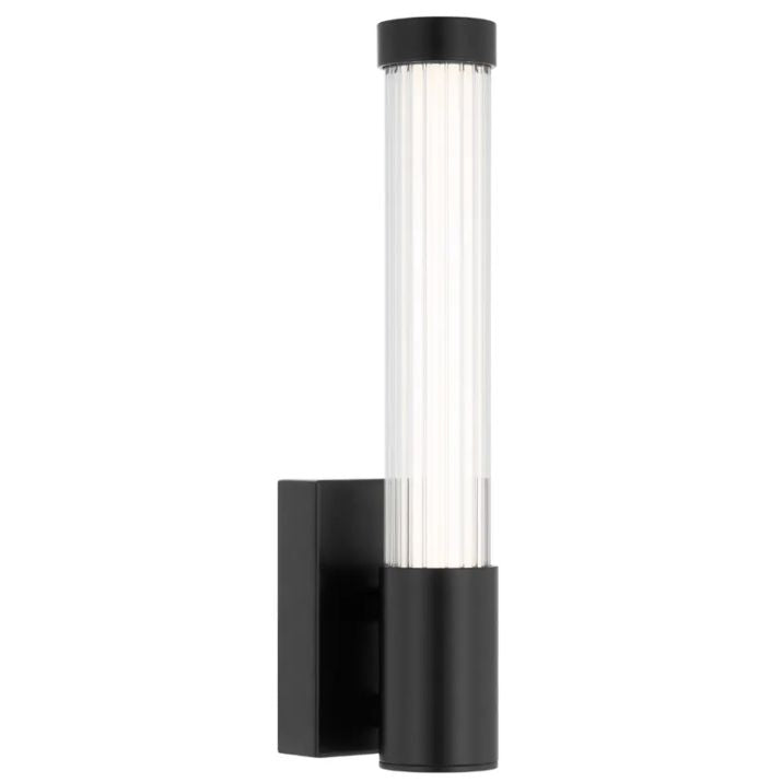 BREMEN Single LED Vanity Wall Light - Black