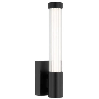 BREMEN Single LED Vanity Wall Light - Black