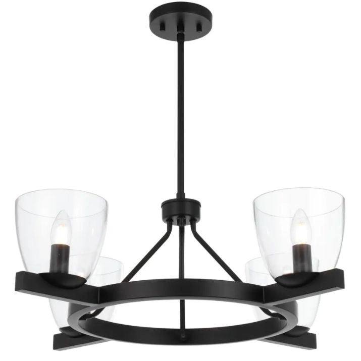 RADAM 4 Pendant Light - Black