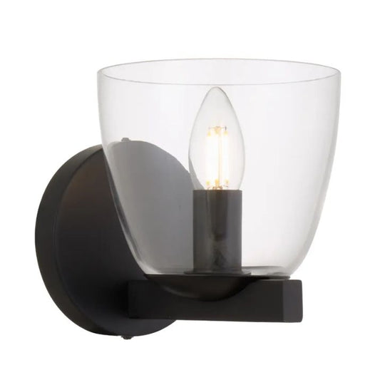 RADAM Single Wall Light - Black