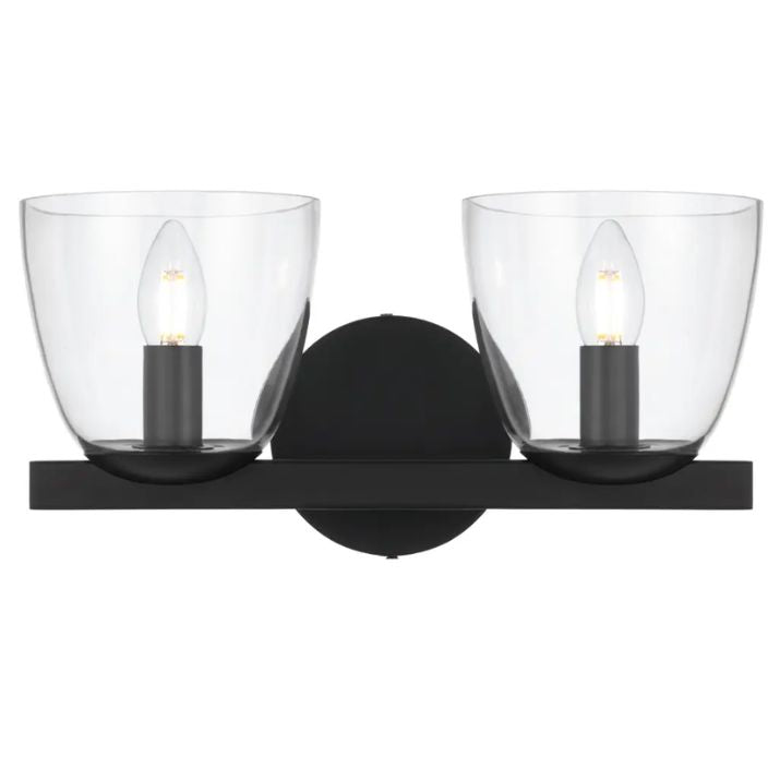 RADAM Twin Wall Light - Black