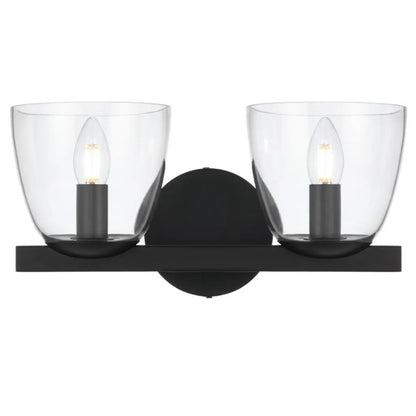 RADAM Twin Wall Light - Black
