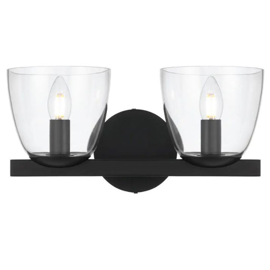 RADAM Twin Wall Light - Black