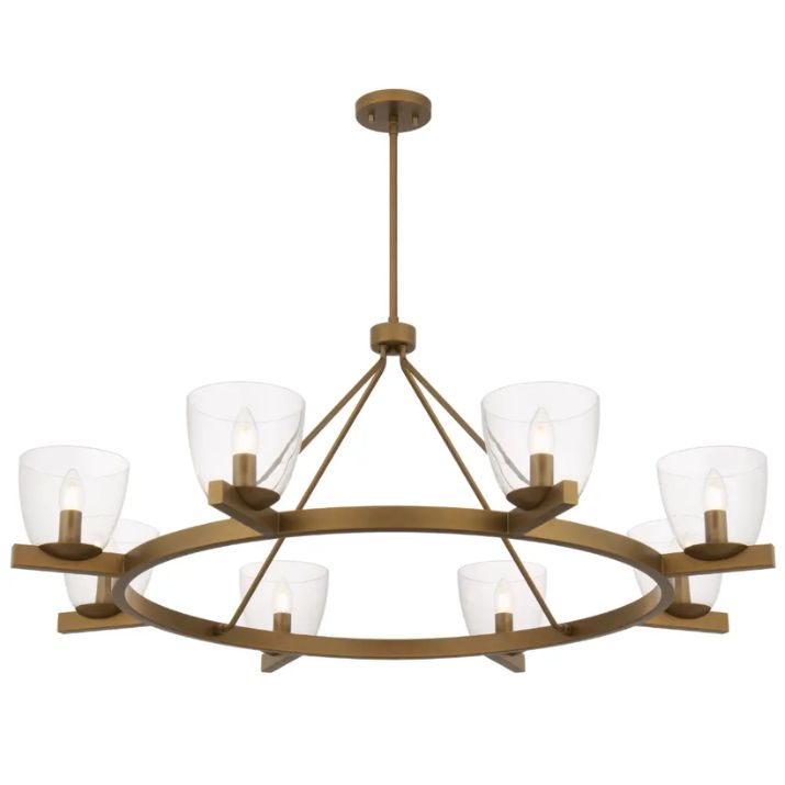 RADAM 8 Pendant Light - Vintage Brass