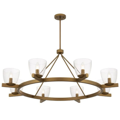 RADAM 8 Pendant Light - Vintage Brass