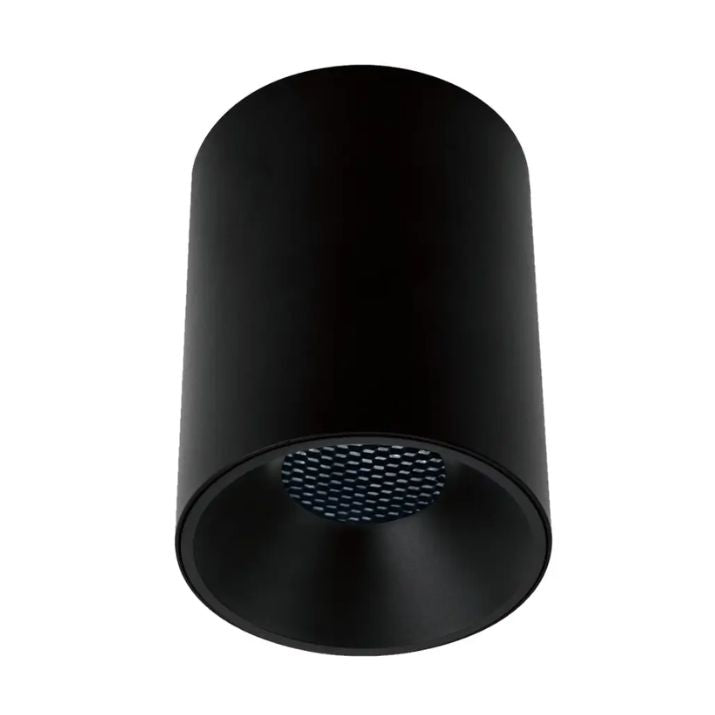 NERO 12W Surface Mounted Downlight with Honeycomb - Black