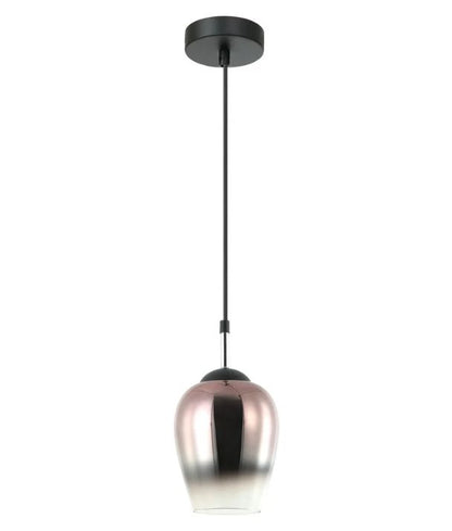 VINUM: Interior Wine Glass Shape Copper Coloured with Fading Effect Glass Pendant Light