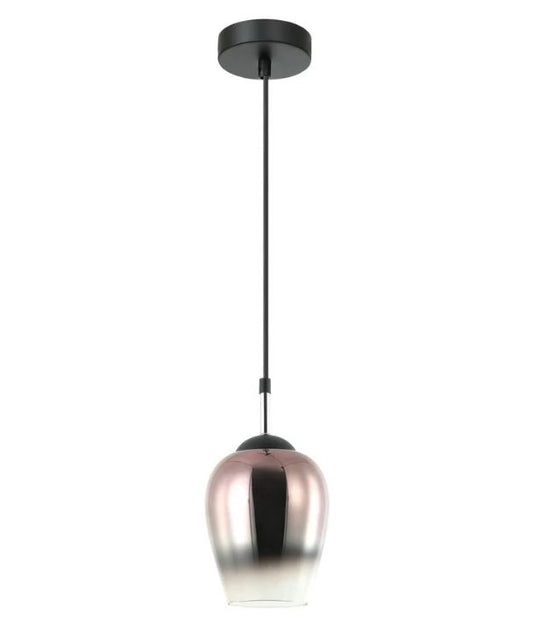 VINUM: Interior Wine Glass Shape Copper Coloured with Fading Effect Glass Pendant Light