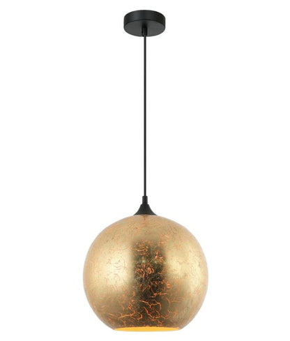 ROCHE: Interior Wine Glass Shape Matte Gold Glass Pendant Light