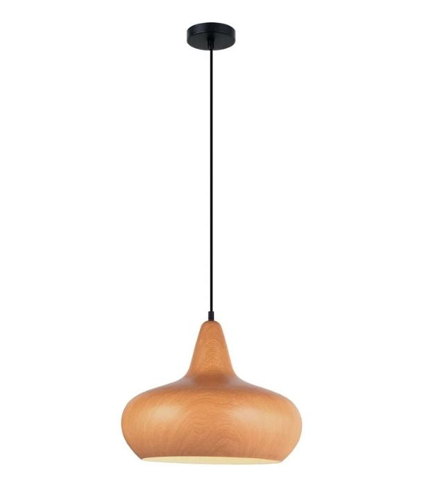 LIGNA: Retro Wine Glass Replica Wood Pendant Light