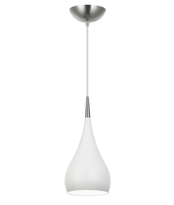 ZARA: Modern Bell Shape Pendant Lights - White
