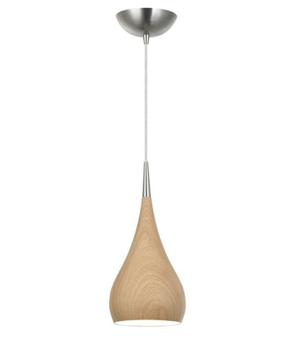ZARA: Modern Bell Shape Pendant Lights - Oak Wood