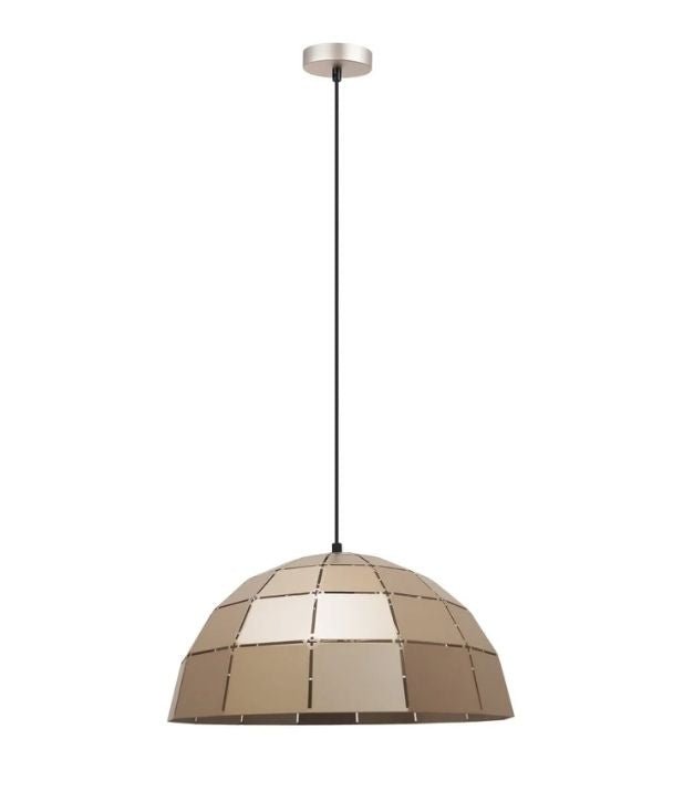 ARMIS7: Retro Tiled Dome Shape Pendant Lights - Champagne Gold