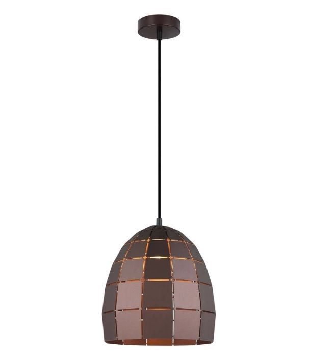 ARMIS4: Retro Tiled Ellipse Shape Pendant Lights - Coffee