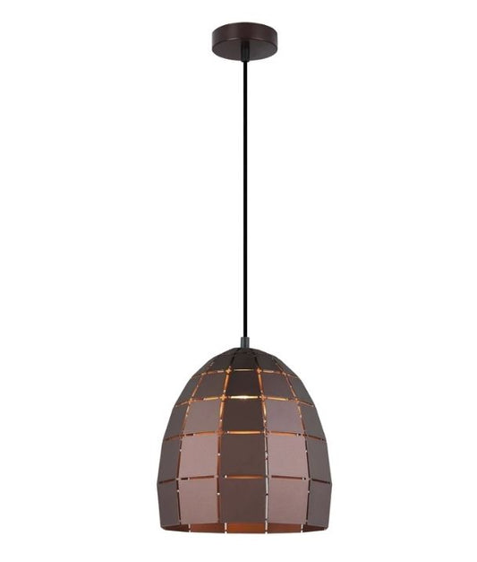 ARMIS4: Retro Tiled Ellipse Shape Pendant Lights - Coffee