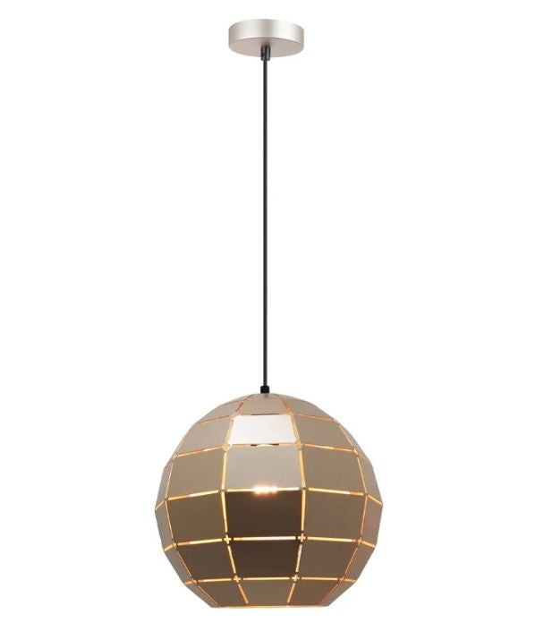 ARMIS: Retro Tiled Wine Glass Shape Pendant Light - Champagne Gold