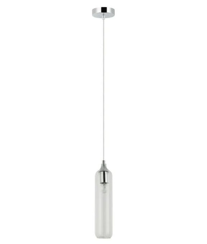 MANGA: Interior Glass Cylinder Pendant Light - Clear