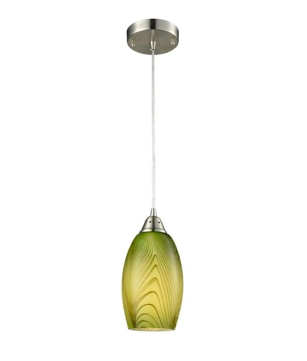 GLAZE: Hand Blown Glass Pendant Lights - Green