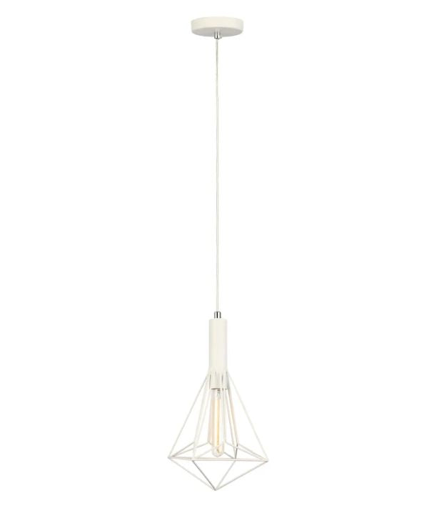 WHITEBAND: Diamond Shape Bird Cage Pendant Light