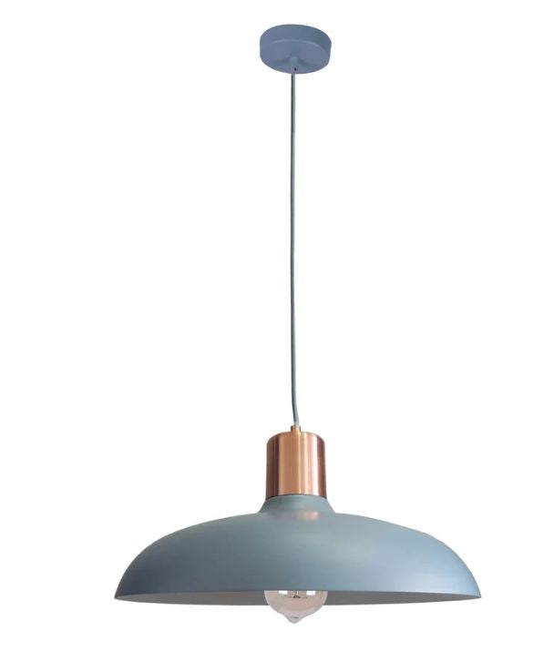 PASTEL: Scandinavian Dome Shape Pendant Light - Matte Green
