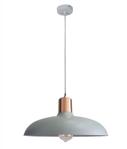 PASTEL: Scandinavian Dome Shape Pendant Light - Matte Grey