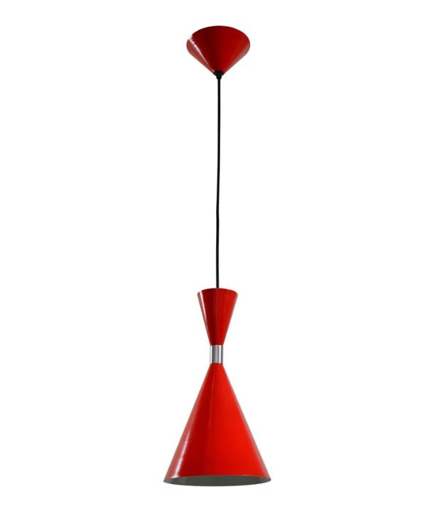 CLASSIC: Cone Shape Pendant Light - Red