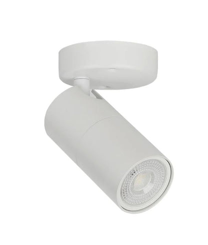 LENGAN: Interior Single Head Adjustable Round Base Spot Light - White