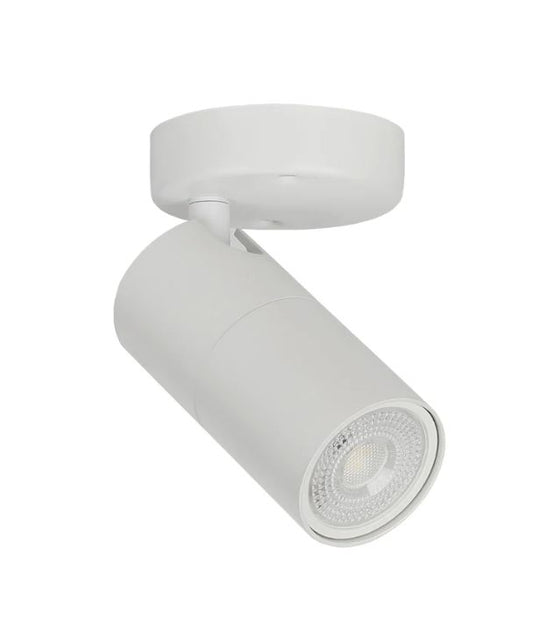 LENGAN: Interior Single Head Adjustable Round Base Spot Light - White