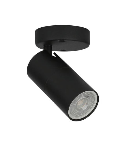 LENGAN: Interior Single Head Adjustable Round Base Spot Light - Black