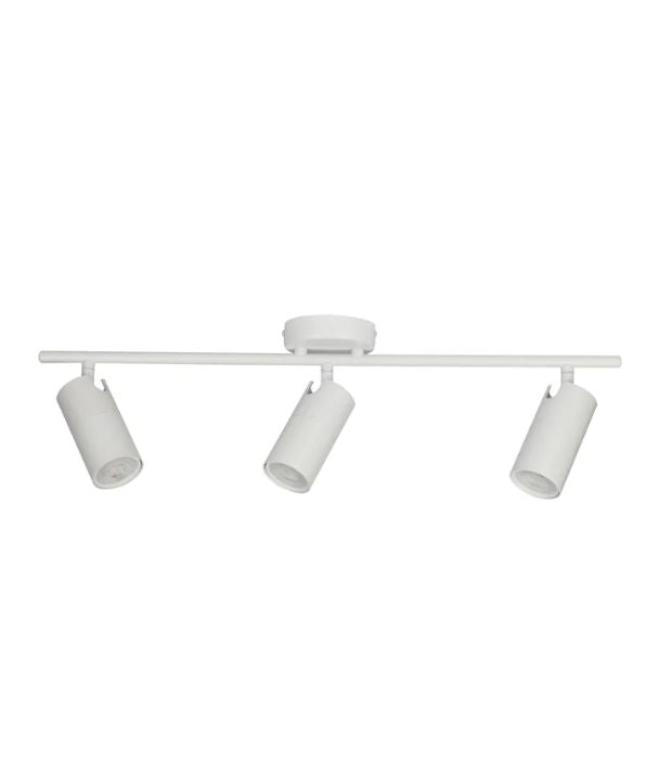 LENGAN: Interior Three Heads Adjustable Round Base Spot Light - White