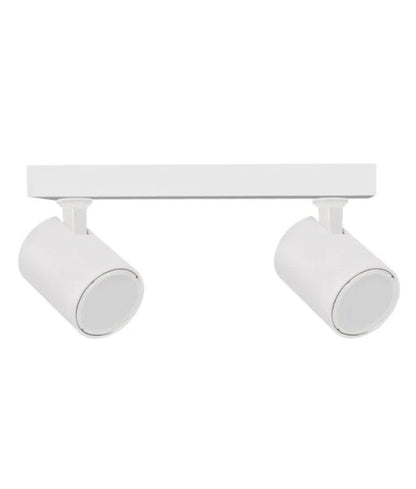 SPOT: Interior GU10 2XLights Adjustable Bar Base Surface Mounted Spot Light - Matte White