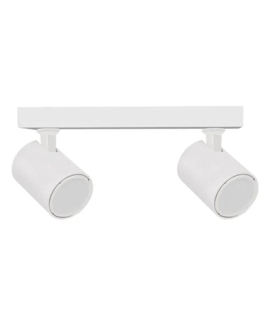 SPOT: Interior GU10 2XLights Adjustable Bar Base Surface Mounted Spot Light - Matte White