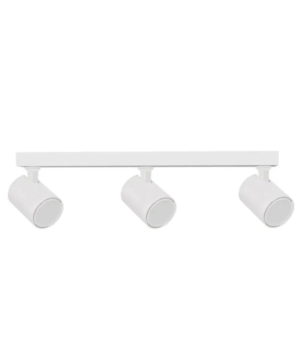 SPOT: Interior GU10 3XLights Adjustable Bar Base Surface Mounted Spot Light - Matte White