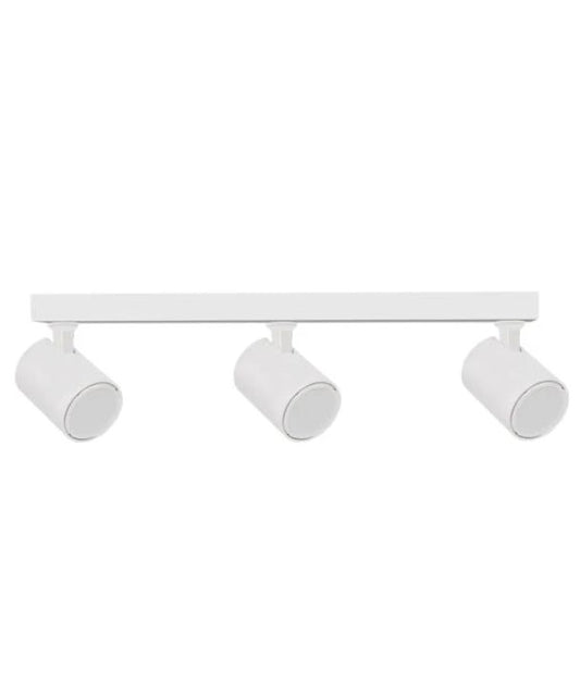 SPOT: Interior GU10 3XLights Adjustable Bar Base Surface Mounted Spot Light - Matte White
