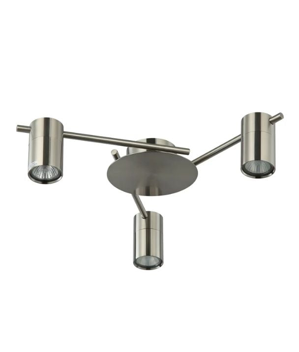 TACHE: Interior Spot Ceiling Lights (with Adjustable Chrome Heads) IP20 - 3 Lights