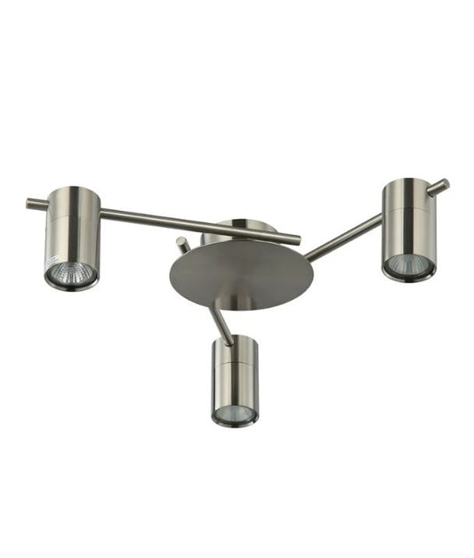 TACHE: Interior Spot Ceiling Lights (with Adjustable Chrome Heads) IP20 - 3 Lights