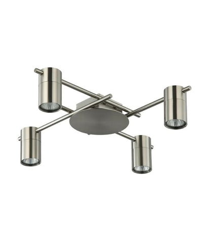 TACHE: Interior Spot Ceiling Lights (with Adjustable Chrome Heads) IP20 - 4 Lights