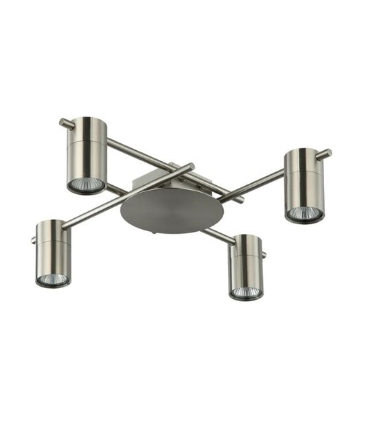 TACHE: Interior Spot Ceiling Lights (with Adjustable Chrome Heads) IP20 - 4 Lights